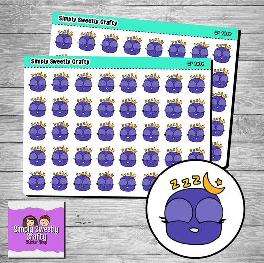 SLEEPING "GUMDROP PEOPLE" Character Planner Stickers