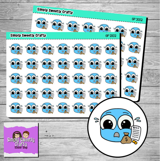 BILLS "GUMDROP PEOPLE" Character Planner Stickers