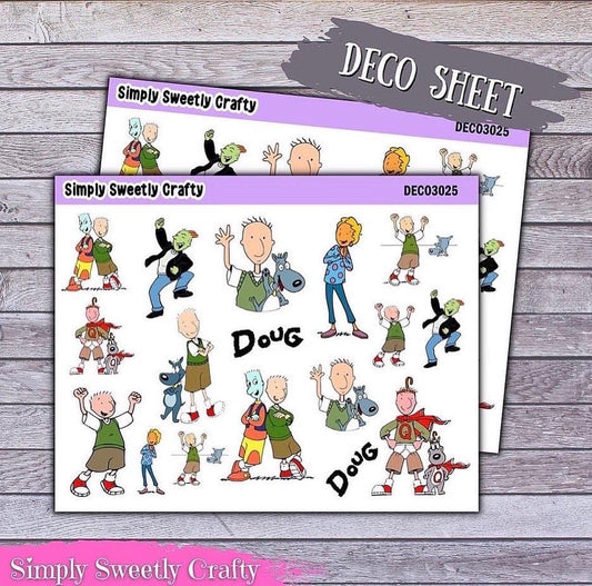 DOUG Deco Planner Stickers