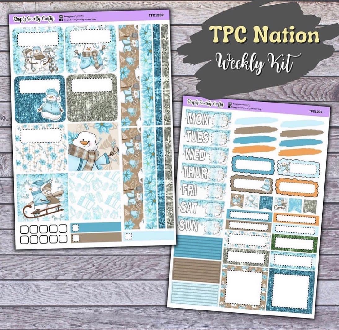 SNOWMAN FUN - TPC Planner Kit