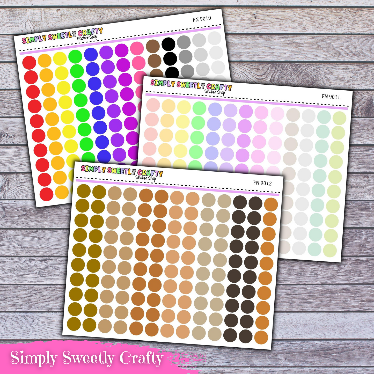 CODE DOTS for Color Coding Planner Stickers