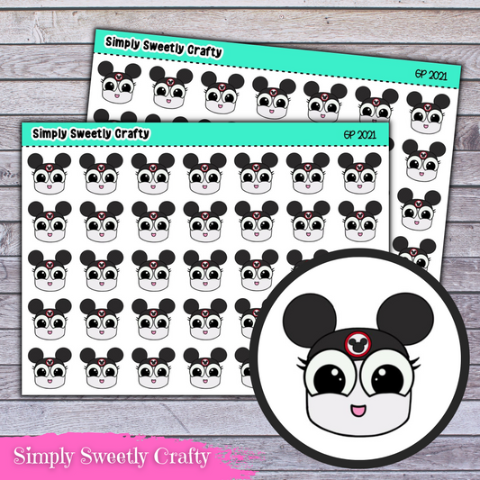 MICKEY EARS - Neutral GUMDROP PEOPLE Planner Stickers