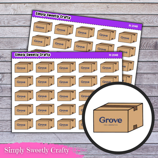 GROVE BOX Icon Planner Stickers