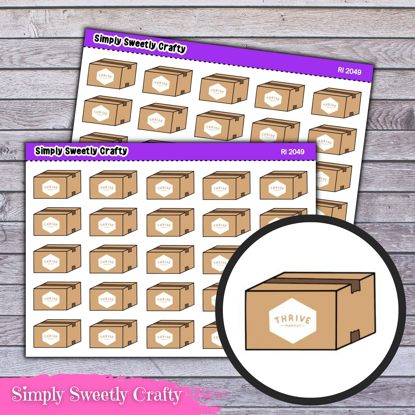 THRIVE BOX Icon Planner Stickers