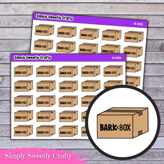 BARK BOX Icon Planner Stickers