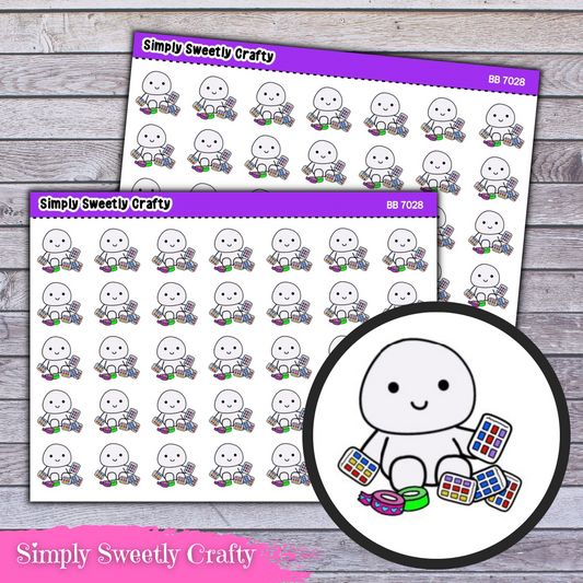 PLANNING BUBBLE PERSON Character Planner Stickers