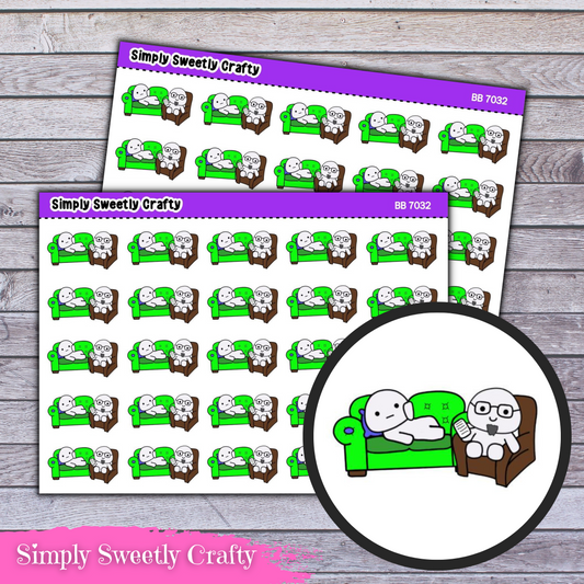 THERAPY BUBBLE PERSON Character Planner Stickers