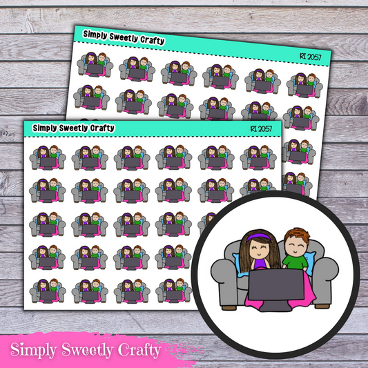 TV TIME "CAROLINE" Character Planner Stickers