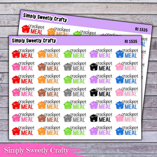 CROCKPOT Icon Planner Stickers