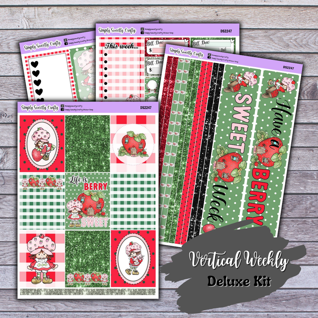 STRAWBERRY SHORTCAKE Deluxe Vertical Planner Kit