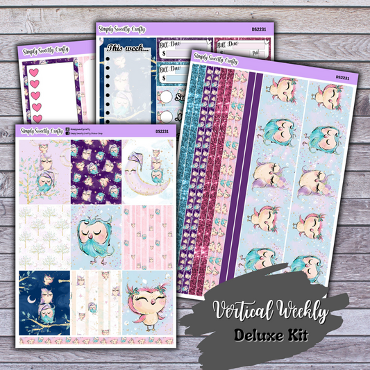 SLEEPY OWLS Deluxe Vertical Planner Kit