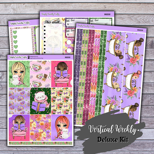 RELAXING PRETTY GIRLS Deluxe Vertical Planner Kit