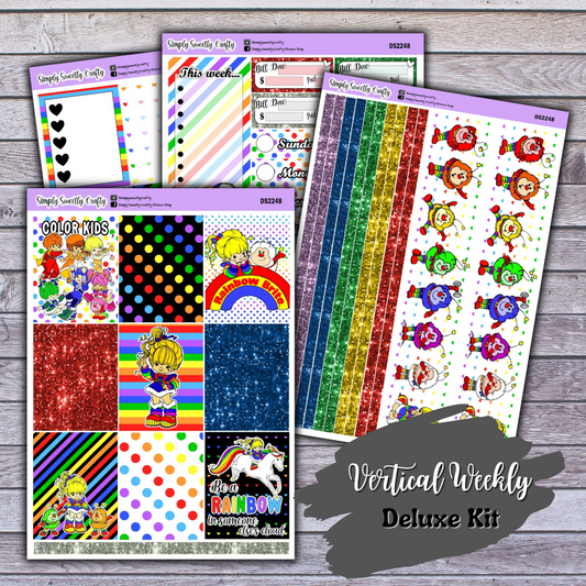 RAINBOW BRITE Deluxe Vertical Planner Kit