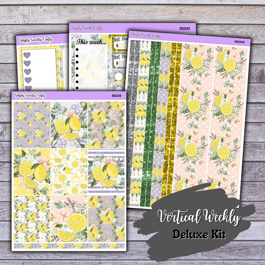 LEMON LOVE Deluxe Vertical Planner Kit