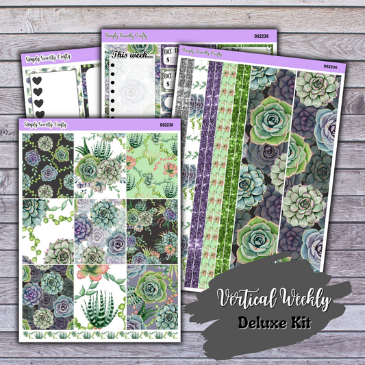 SWEET SUCCULENTS Deluxe Vertical Planner Kit