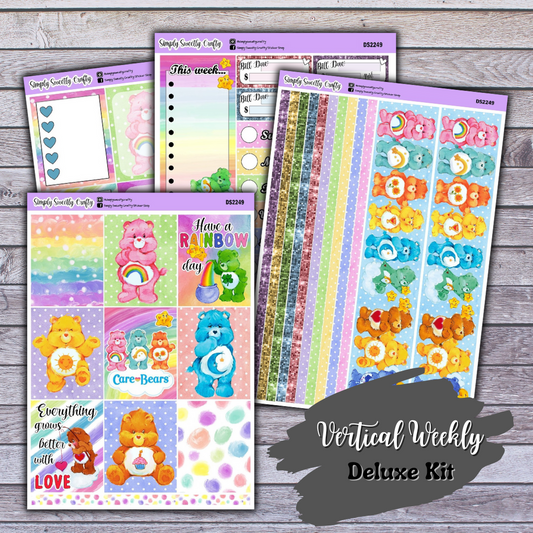 CARE BEARS Deluxe Vertical Planner Kit