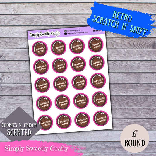 OREO Scratch n Sniff Retro Stickers [SCENTED]