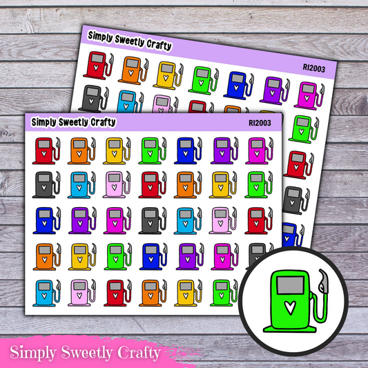 GAS PUMP Icon Planner Stickers