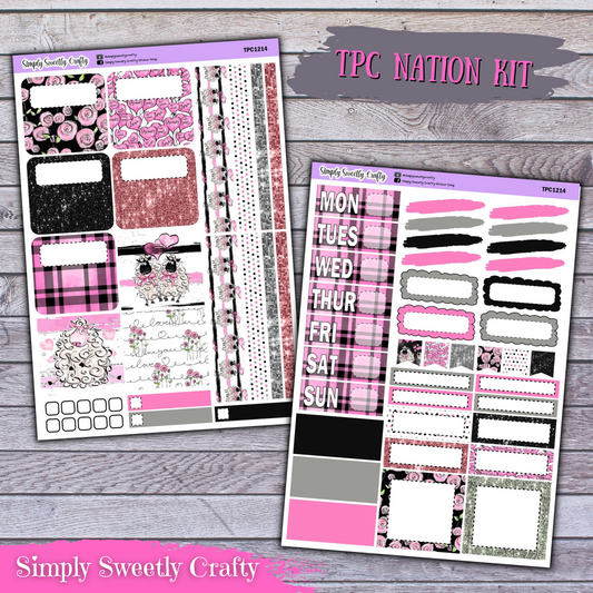 VALENTINE SHEEP - TPC Planner Kit