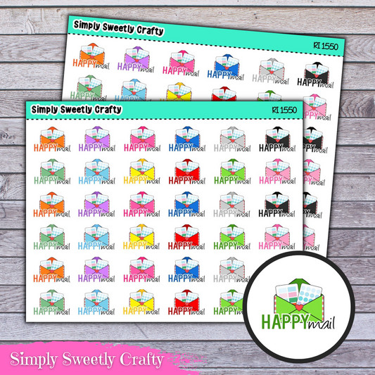 HAPPY MAIL Icon Planner Stickers