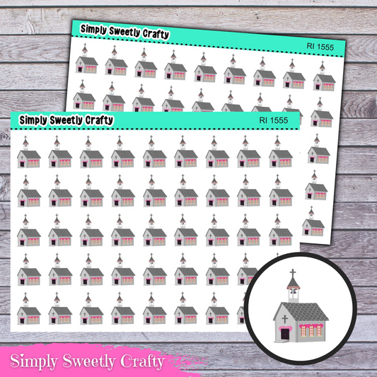 CHURCH Icon Planner Stickers