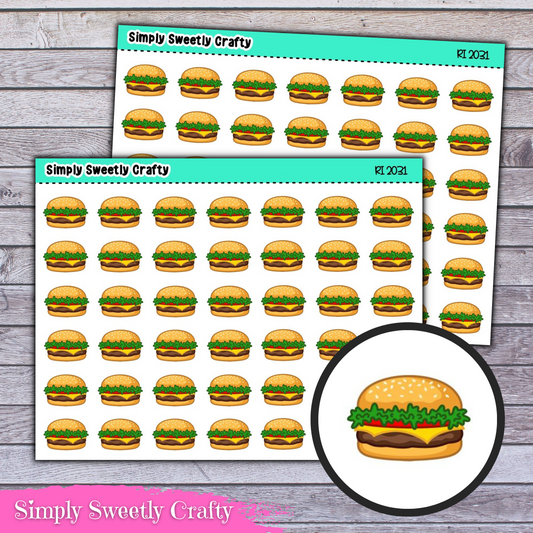 HAMBURGER Icon Planner Stickers