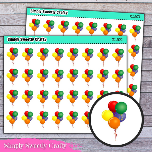 BALLOON BUNCHES Icon Planner Stickers