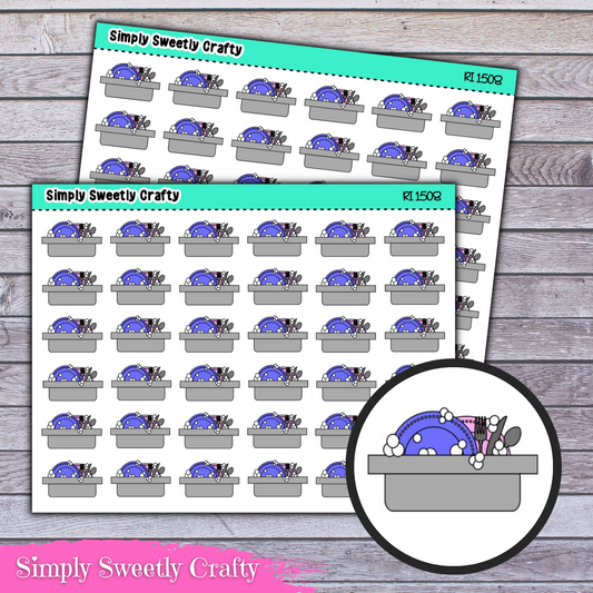 DISHWASHING Icon Planner Stickers